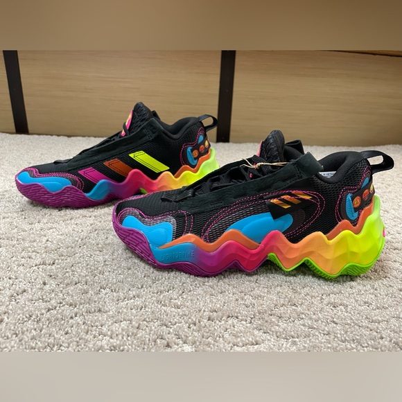 Adidas Exhibit B Candace Parker Basketball Shoes Womens SIZE 8 Emoji GZ9565 - Picture 1 of 9